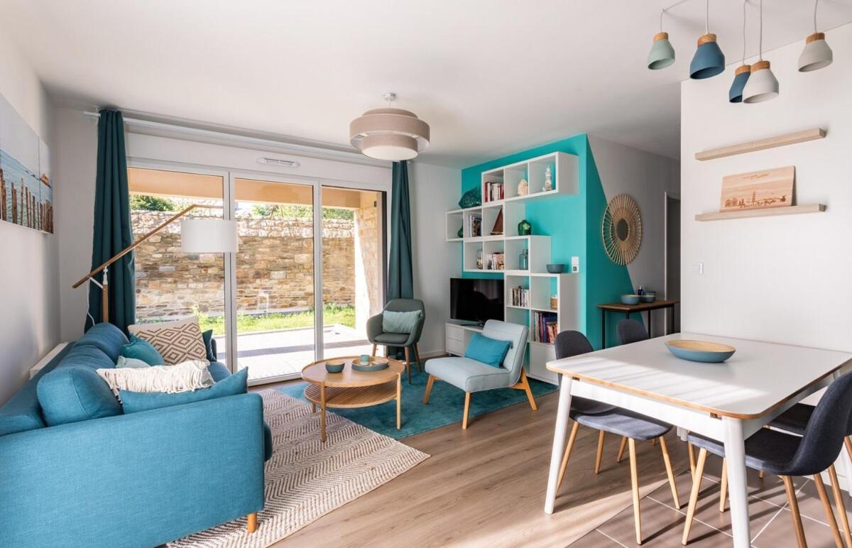 Le Celadon - Joli T3 Moderne - 2 Chambres Avec Cancale Luaran gambar